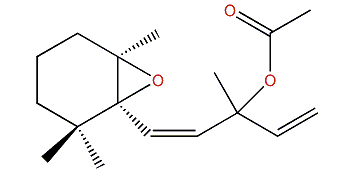 (Z)-3-Methyl-1-((1S,6R)-2,2,6-trimethyl-7-oxa-bicyclo[4.1.0]heptan-1-yl)-penta-1,4-dien-3-yl acetate